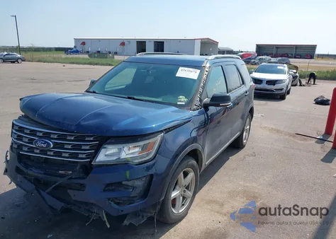 2017 Ford Explorer Xlt z USA, uszkodzony, nr VIN 1FM5K8D86HGE21542
